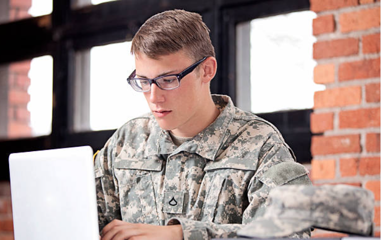 Veteran exploring online college degree to support civilian career transition